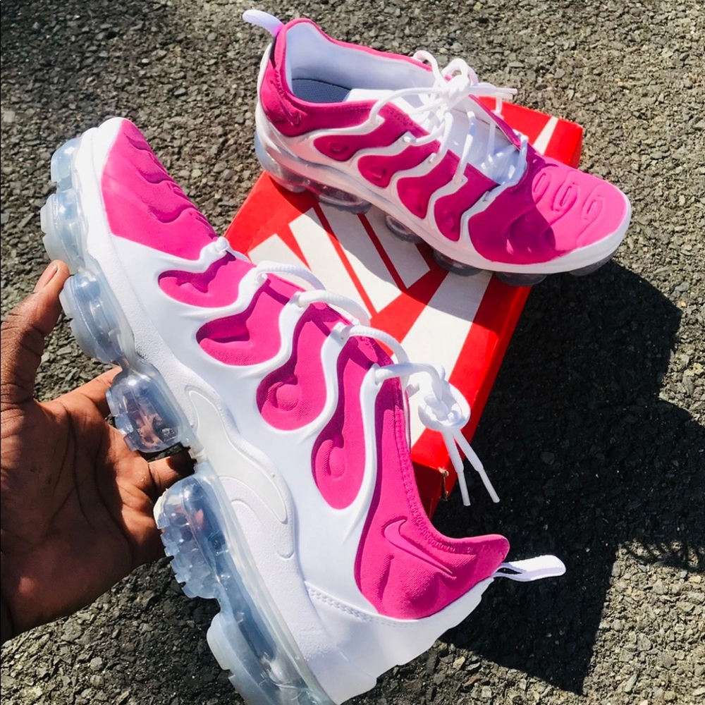 Custom Vapormax Plus Pink Vapormax Customized